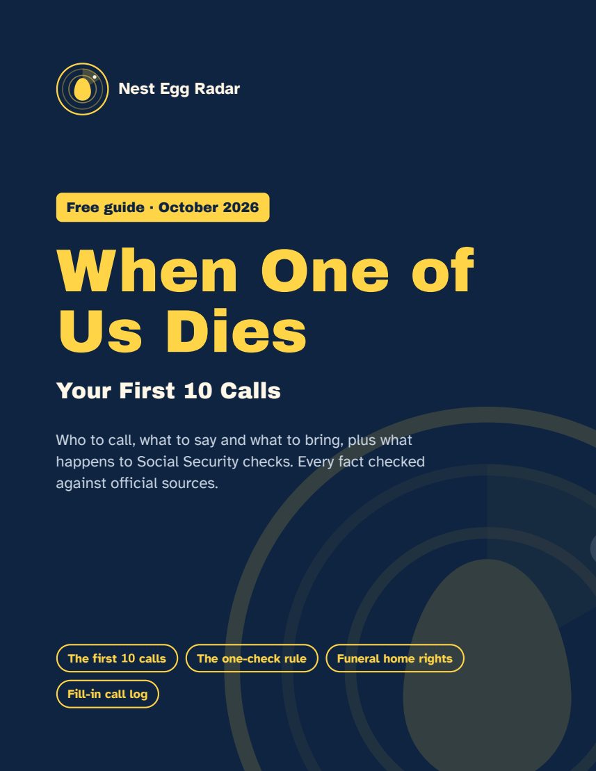 Cover of the free guide When One of Us Dies: Your First 10 Calls